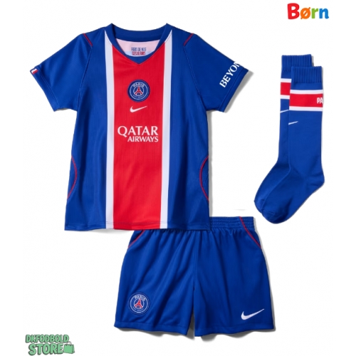 Paris Saint-Germain Maghnes Akliouche #11 Replika Babytøj Hjemmebanesæt Børn 2026-27 Kortærmet (+ Korte bukser)